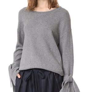 NWT Madewell gray long sleeves tunic sze S.